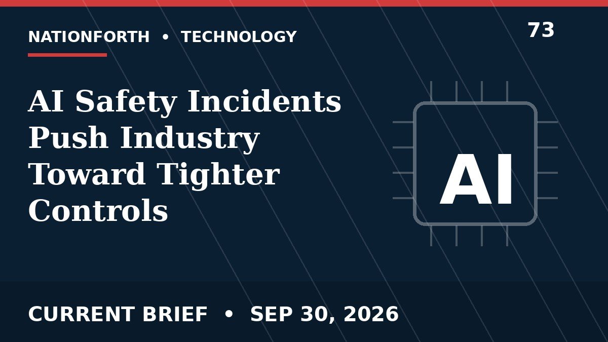 AI Safety Incidents Push Industry Toward Tighter Controls