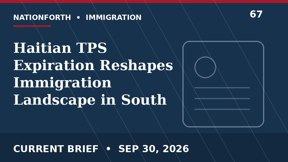 Haitian TPS Expiration Reshapes Immigration Landscape in South Florida